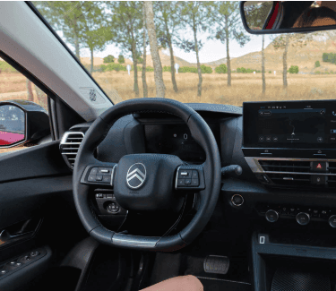 Volant auta Citroen C4 Plus na dlhodobý prenájom.